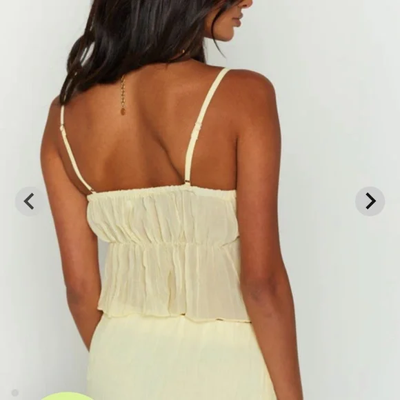 Beginning Boutique Yellow Cami Top - Picture 5 of 7